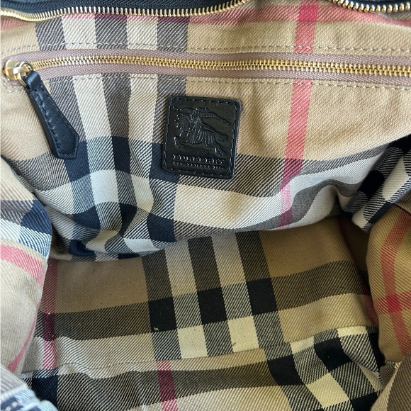 Burberry Leather Bag with Gold Accents - Picture 5 of 9